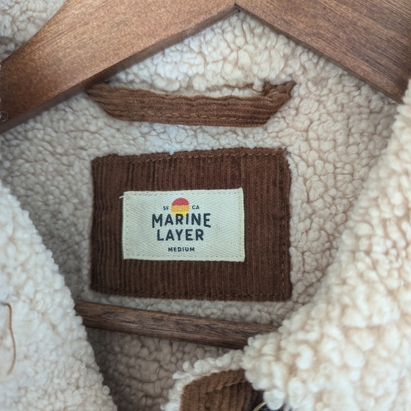 Marine Layer Corduroy Sherpa Lined Jacket - Picture 3 of 3